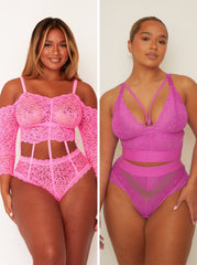 Tutti Threesome : Vibrant Pink