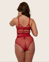 Kayla Bralette : Raspberry Red