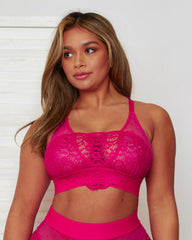 Beccs Bralette & Brief Set : Very Cherry