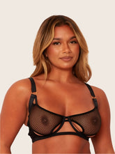 Aphrodite Balcony Bra : Midnight Black