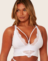 Aspen Bralette : Ice White