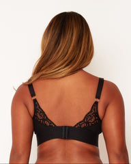 Delaney Plunge Bra : Midnight Black