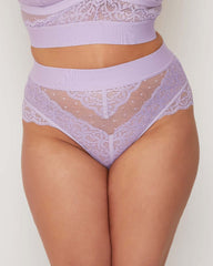 Gia Bralette & Brief Set : Soft Lavender