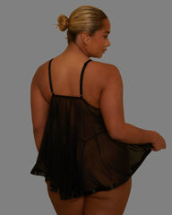 Kaia Babydoll : Onyx Black