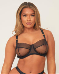 Raya Bra Bundle : Black & Cobalt