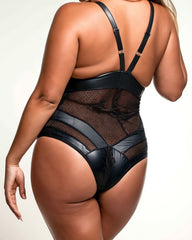 Ride Both Sides Bodysuit : Obsidian Black