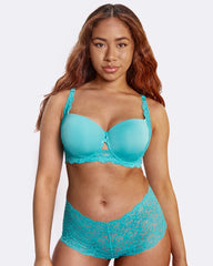 Venus comfy and cute brief shorts in bluebird blue
