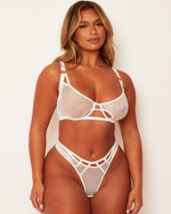 Aphrodite Thong : Ice White