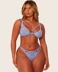 Artemis Plunge Bra : Carolina Blue