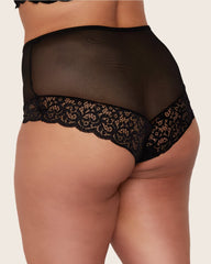 Bellatrix midnight black sexy full coverage brief