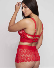 Gigi Bralette : Scarlet Red