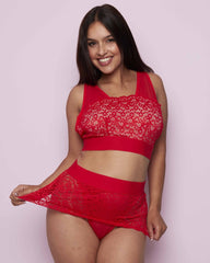 Gigi Bralette : Scarlet Red
