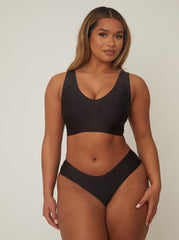 Stevie Twin Pack Bralette: Black & Blush