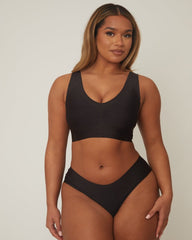 Stevie Twin Pack Bralette : Black & Blush
