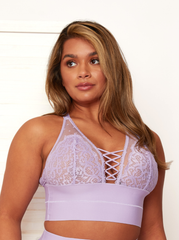 Maya Bralette : Soft Lavender