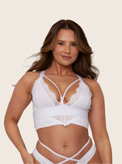 Aspen Bralette : Ice White