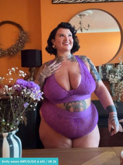 Hallie Bralette & Brief Set : Passion Purple