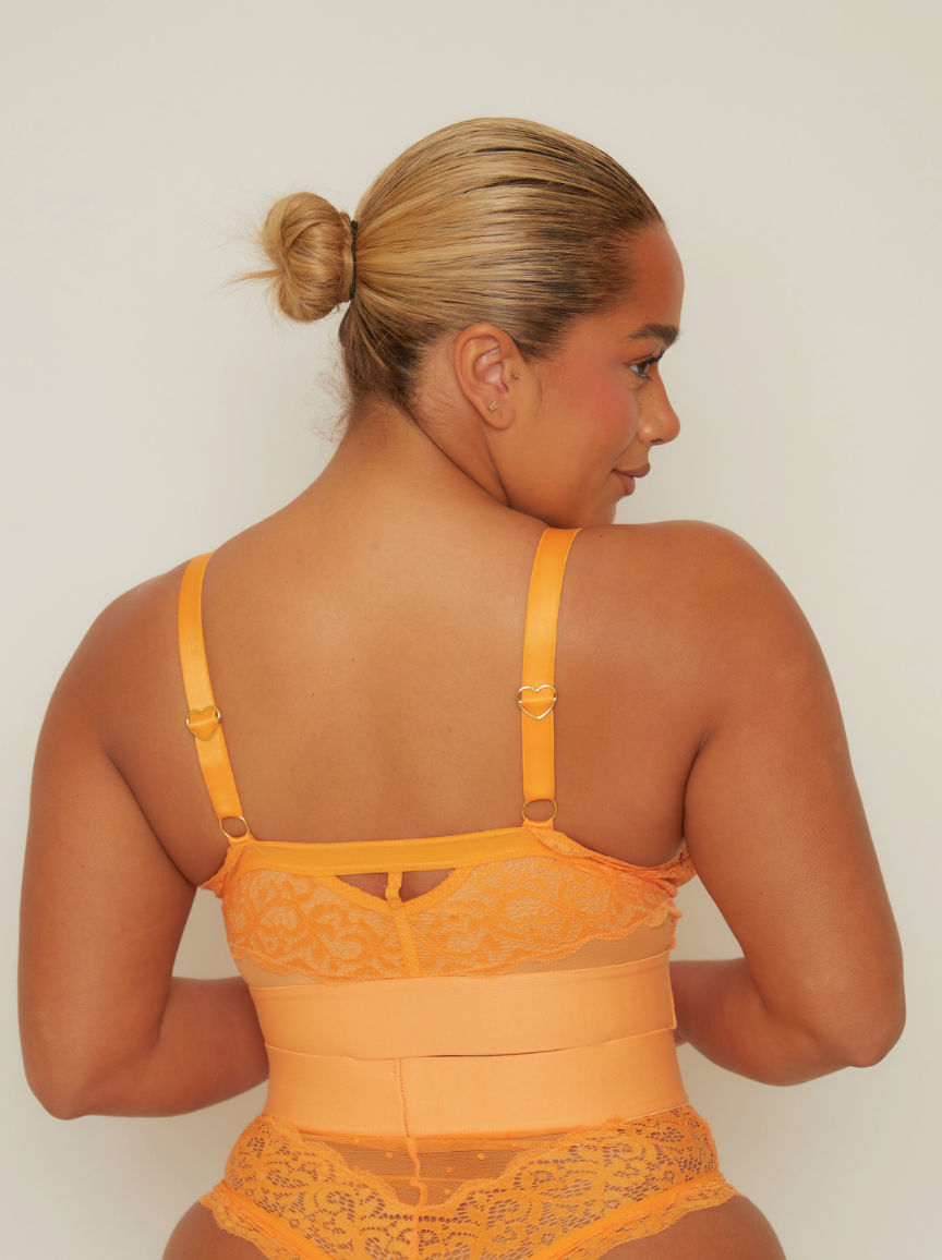 Gia Bralette : Sunburst Orange