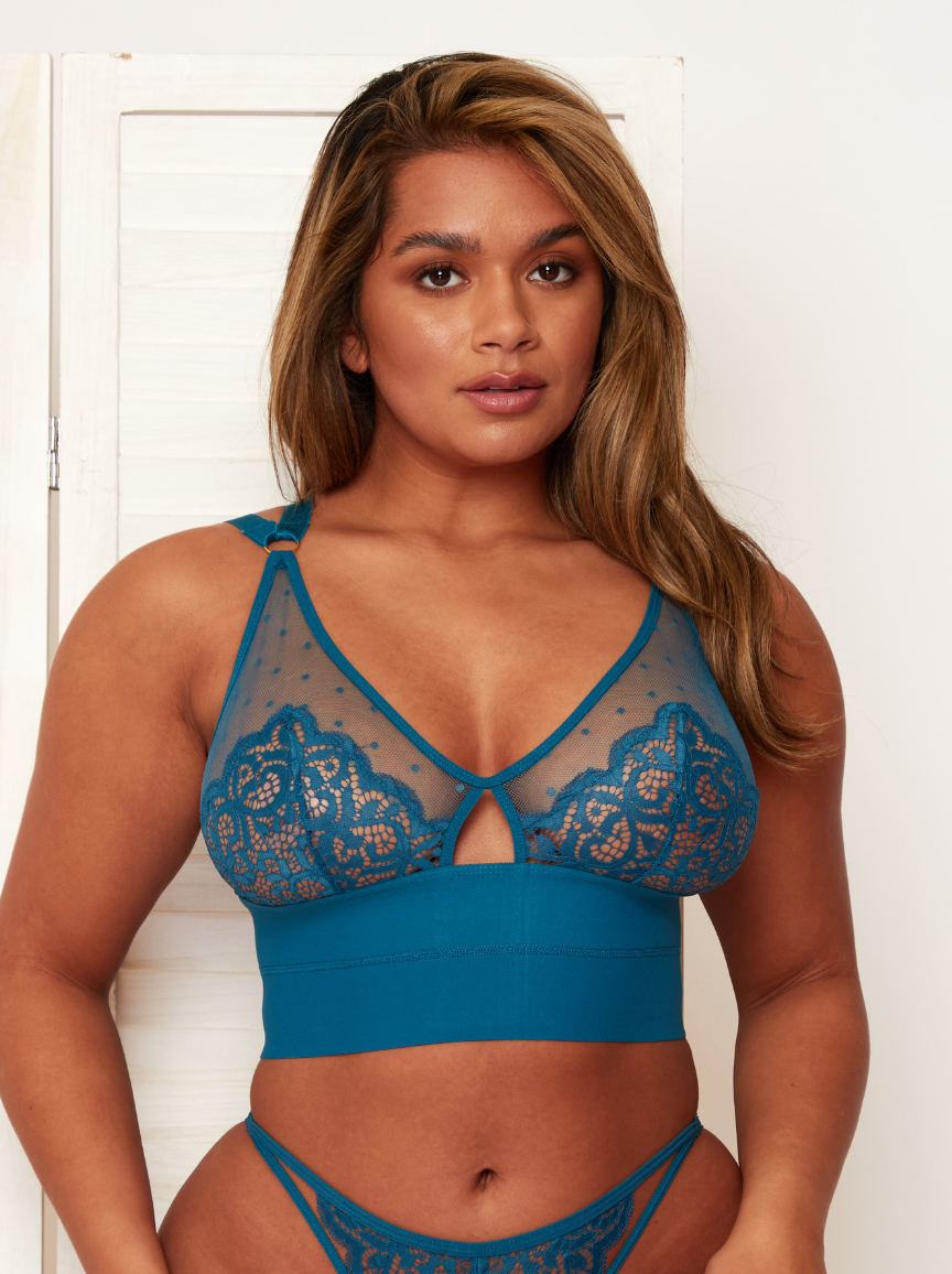 Morgon Bralette : Blue Coral