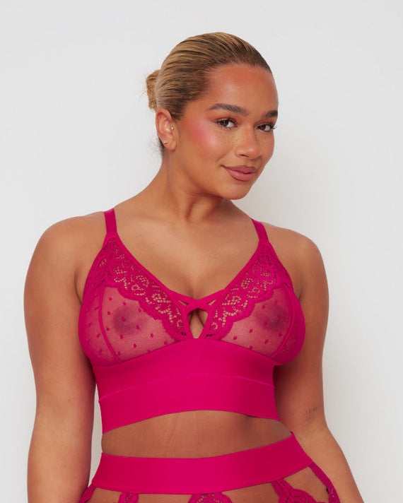 Victoria Bralette : Very Cherry