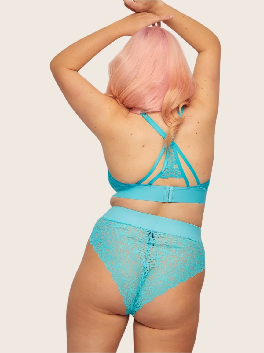 Amber Bralette : Bluebird Blue