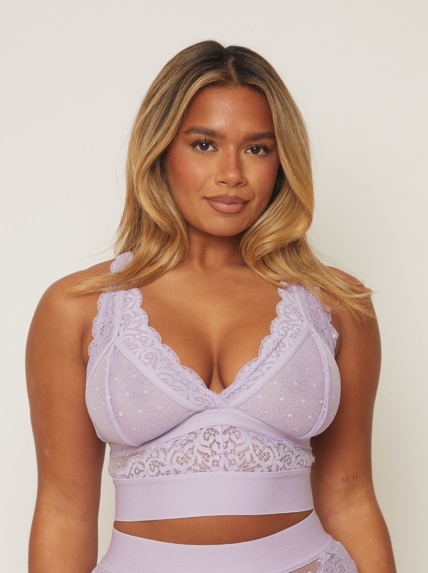 Francine Bralette : Soft Lavender