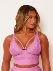 Gia Bralette : Pillow Purple