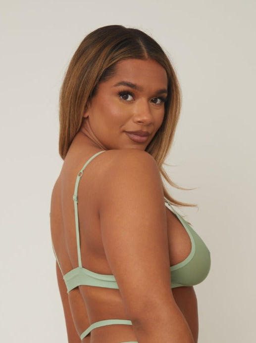 Indie Bralette : Basil Green