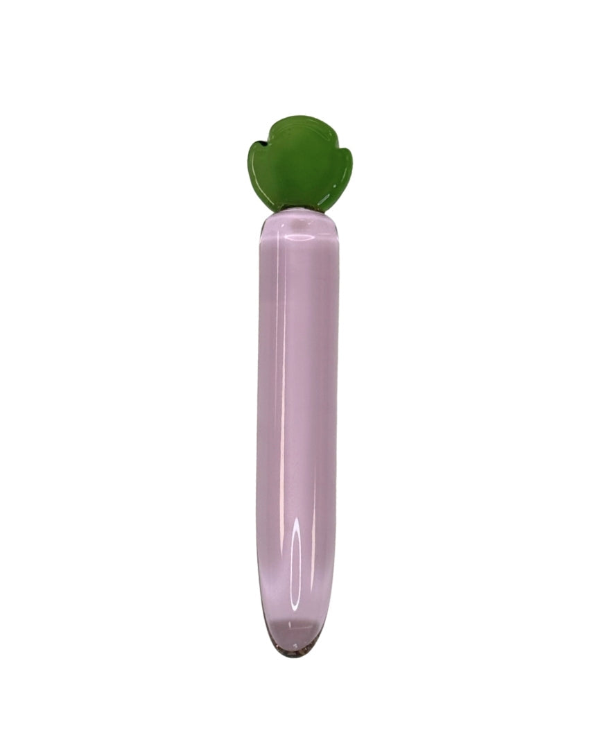 Glass Toy from Brand X by Tutti, in the same of a long raddish 