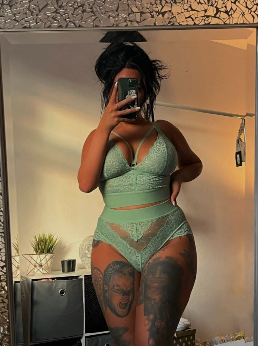 Gia Bralette : Basil Green