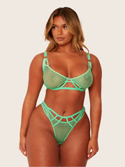 Aphrodite Bra : Apple Green