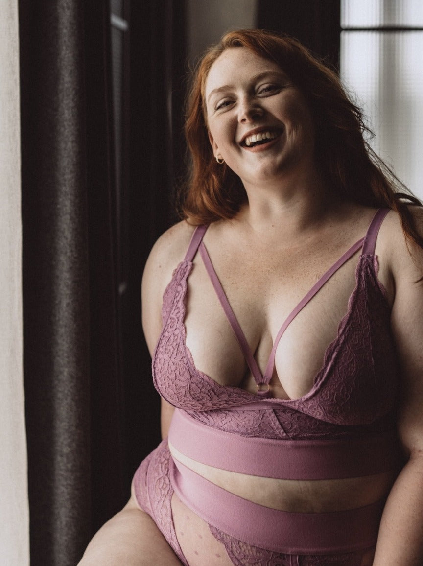 Gia Bralette : Pillow Purple