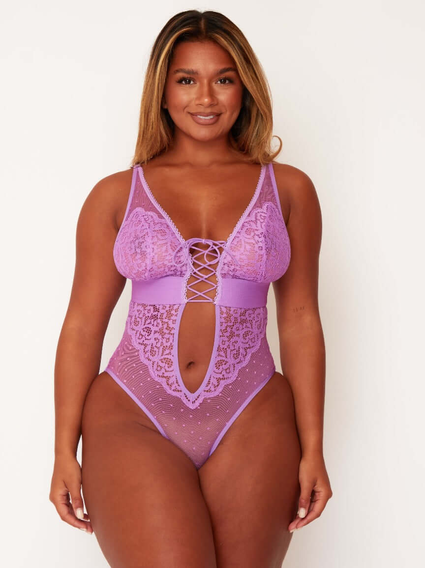 Mila Bodysuit : Amethyst Orchid