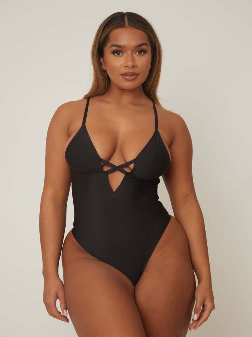 Perrie Bodysuit : Jet Black